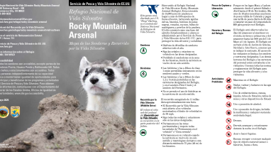 Refugio Nacional de Vida Silvestre Rocky Mountain Arsenal Mapa de los Senderos y Recorrido por la Vida Silvestre