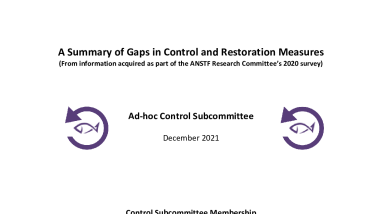 Summary of Gaps in Control and Restoration Measures - ANSTF