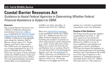 Coastal Barrier Resources Act Decision Support Tool