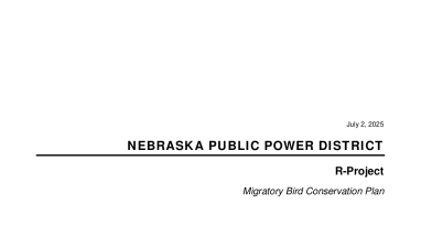 Final Migratory Bird Conservation Plan