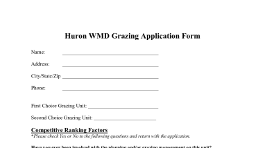 2026 Huron WMD - Grazing Application (printable)