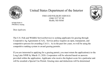 2026 Long Lake Grazing Package with Maps