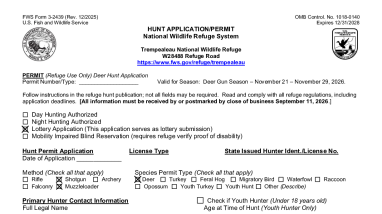 3-2439 Trempealeau National Wildlife Refuge Gun Hunt Application_2026_FINAL