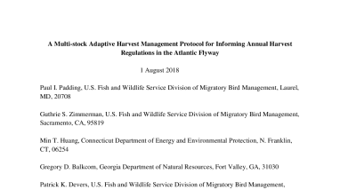 Adaptive Harvest Management Protocol for Eastern Ducks