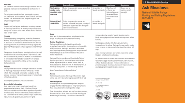 Ash Meadows NWR Hunting Brochure for 2026-27