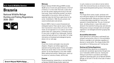 Brazoria Hunt Fish Brochure 2026-2027