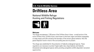 Driftless Area Hunting Brochure