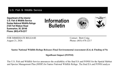 Santee NWR FONSI Information Bulletin