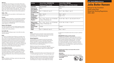 2026-27 JBH Waterfowl Hunting brochure