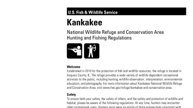 Kankakee Hunting and Fishing Brochure