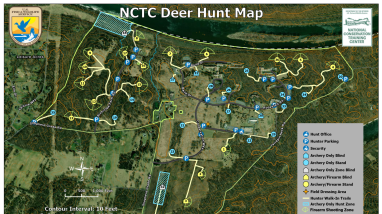 Deer Hunt Map - Printer Friendly