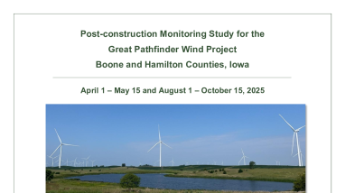 Post-construction Monitoring Study for the Great Pathfinder Wind Project, 2025