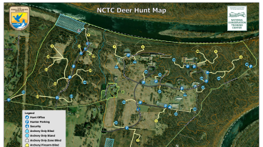 Geo-Referenced Deer Hunt Map