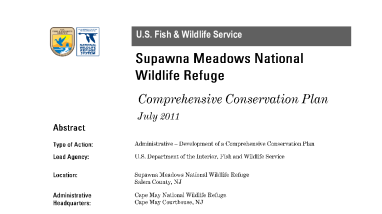Supawna National Wildlife Refuge Comprehensive Conservation Plan