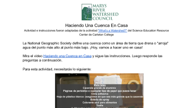 WWFD 2023 Haciendo una Cuenca en Casa 