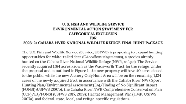Final Catx/EAS for 2023-24 Cahaba River NWR Hunt Package