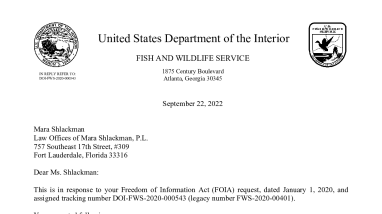 DOI-FWS-2020-000543_20220922 LTR signed 2nd final response