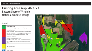 2022 Eastern Shore of Virginia NWR Hunt Brochure