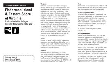 Eastern Shore VA & FI 2023-24 Hunt Brochure/Permit