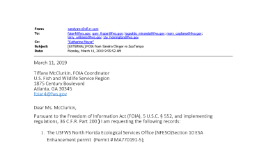 FWS-2019-00577 Original Request