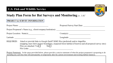 Final Study Plan Form for Bat Surveys and Monitoring_v1.0_02282023