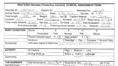 DOI-FWS-2021-005156 Health Assessment Rescue Sheets Dec 2014 