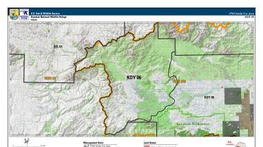 Koyukuk National Wildlife Refuge: Map of Guide Use Area KOY 06