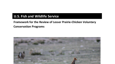 Framework for the Review of LPC Voluntary Conservation Programs