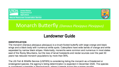 Monarch Butterfly Landowner Guide