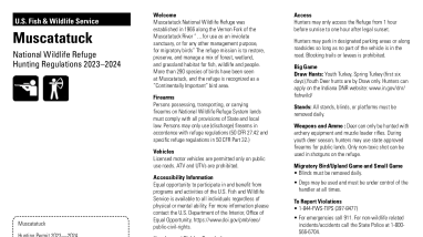 Muscatatuck Hunting Leaflet 2023-2024
