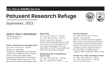 Paatuxent Programs Fall 2023