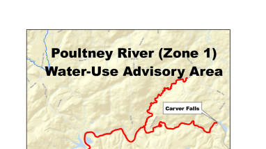 LCFWCO Sea Lamprey Control: Poultney River (River) Water-Use Advisory Area