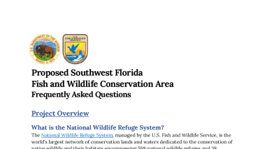 SW FL Fish and Wildlife Conservation Area FAQs.pdf