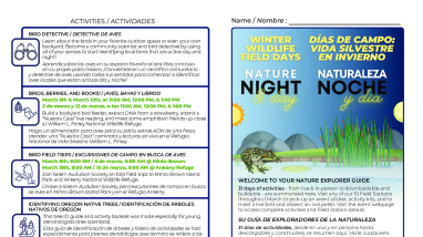 Winter Wildlife Field Guide Nature Explorer Guide 2022