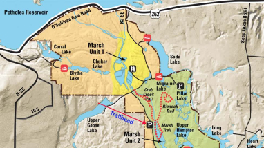 Columbia National Wildlife Refuge Trails Map - WFTW