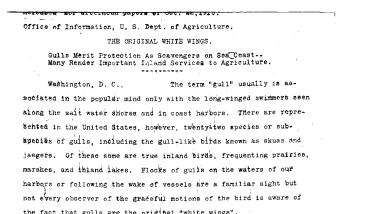 The Original White Wings October 22, 1915