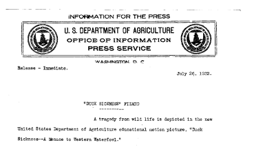 "Duck Sickness" Filmed July 26, 1932 B