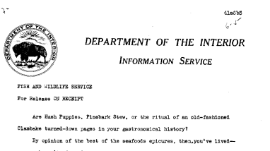 Fish Fries--June 5, 1941