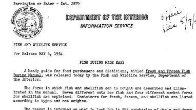 Fish Buying Made Easy May 6, 1954 B
