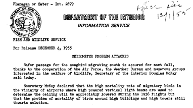 Ceilometer Problem Attacked December 4, 1955