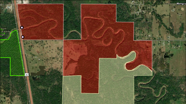 Deep Fork NWR Restricted Hunting Area