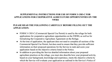 Supplemental Instructions for applying for a CAA