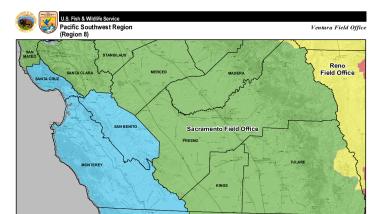 Ventura Fish and Wildlife Office Jurisdictional Map