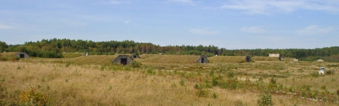 Bunkers at Aroostook National Wildlife Refuge reflect the military history of the area
