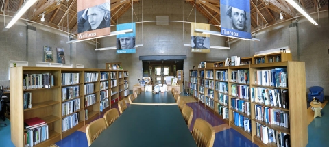 Interior view of the National Conservation Library