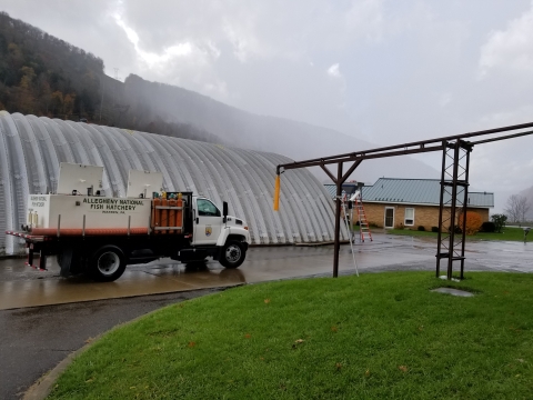 Stocking Truck Used By Allegheny National Fish Hatchery