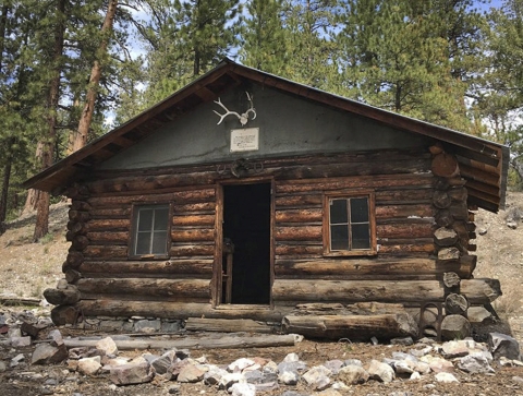 a wood cabin