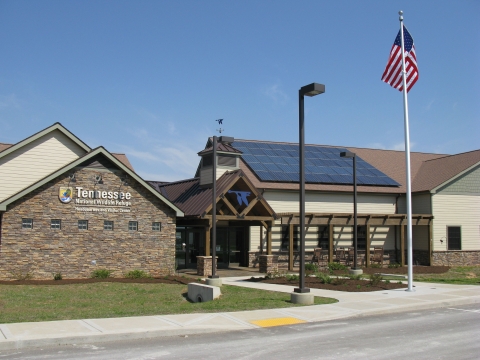 The Tennessee NWR Visitor Center.