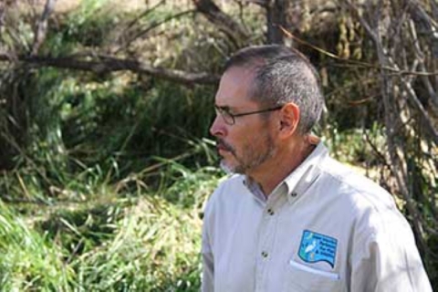 Angel Montoya, a biologist with Partners for Fish and Wildlife