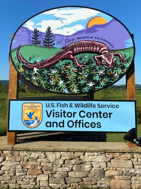 Canaan Valley NWR marquee sign